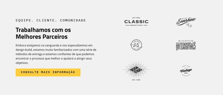 Melhores parceiros das marcas Design do site