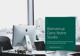 Modèle De Conception Gratuit Pour Bienvenue Dans Notre Studio