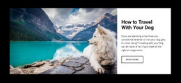 Travel With Your Dog - Modern Html Code