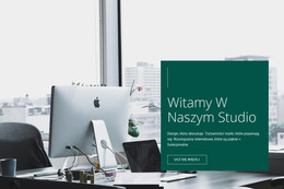 Witamy W Naszym Studio - Szablon Strony HTML