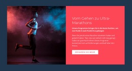 Ultra-Marathons - Kreative Mehrzweckvorlage