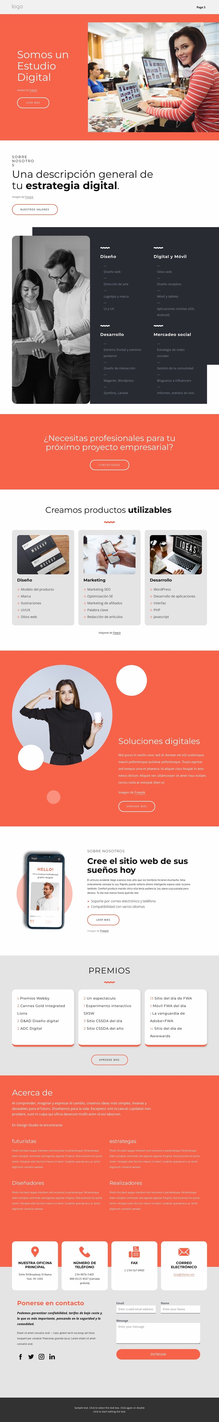 Somos el gran estudio digital Plantilla Joomla