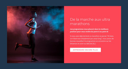 Ultra Marathons - Modèle HTML5 Réactif