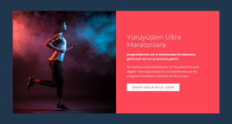 Ultra Maratonlar Için Bootstrap Teması Çeşitleri