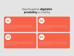 Navrhujeme Skvělé Digitální Produkty – Šablona HTML A CSS