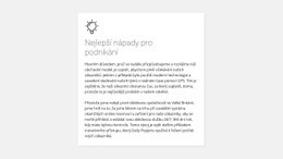 Karta S Textem Na Pozadí – Šablona Webových Stránek Ke Stažení Zdarma