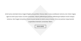 The Text Lies On The Rhombus CSS Template