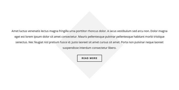 The text lies on the rhombus CSS Template