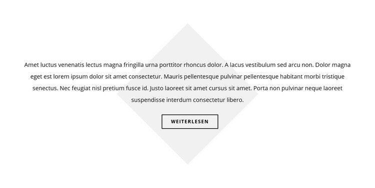 Der Text liegt auf der Raute HTML5-Vorlage