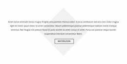 Der Text Liegt Auf Der Raute - Website-Vorlagen