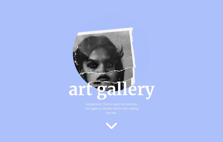 Gallery of contemporary art Elementor Template Alternative