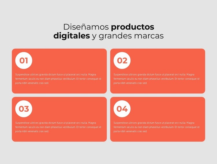 Diseñamos grandes productos digitales Diseño de páginas web