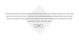 El Texto Se Encuentra En El Rombo. - Plantilla Html De Una Página