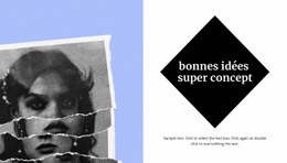 Modèle Web Réactif Pour Art Contemporain De La Photographie