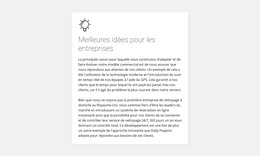 Page Web Pour Carte Avec Texte Sur Fond