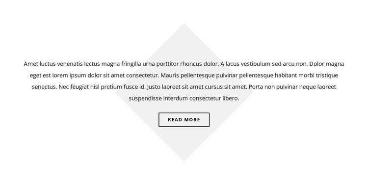 The text lies on the rhombus HTML Template