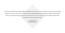 The Text Lies On The Rhombus - Ready To Use HTML5 Template