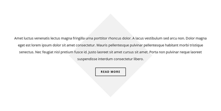The text lies on the rhombus HTML5 Template
