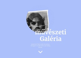 Kortárs Művészeti Galéria - Websablon