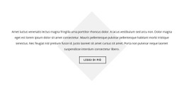 Il Testo Si Trova Sul Rombo - Modello HTML5 Pronto Per L'Uso