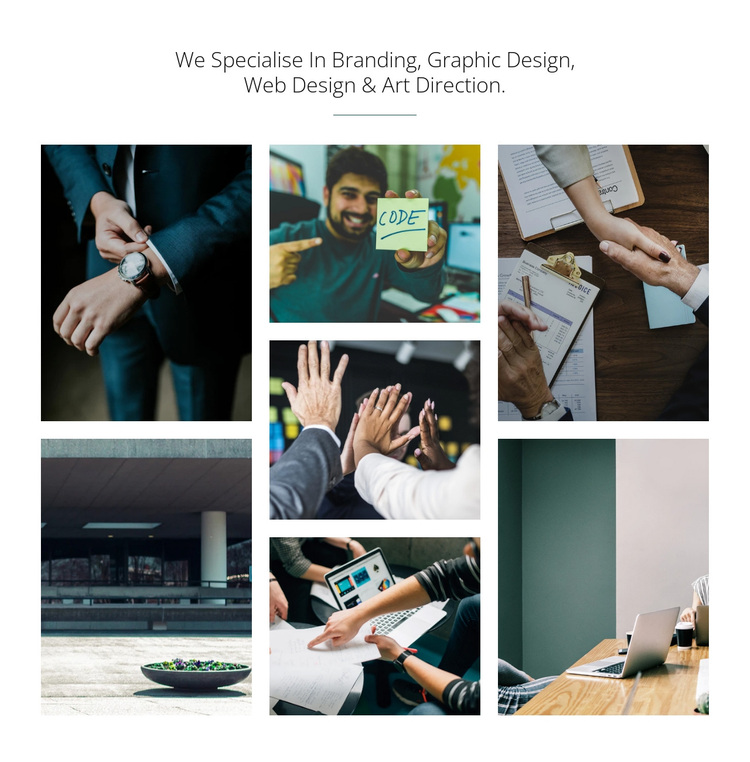 Branding & graphic design Joomla Page Builder