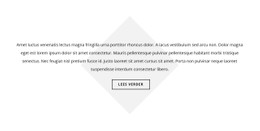 De Tekst Ligt Op De Ruit CSS-Sjabloon