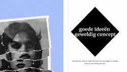 Responsieve Websjabloon Voor Hedendaagse Kunst Van Fotografie