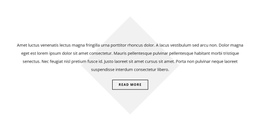 The Text Lies On The Rhombus - One Page Html Template