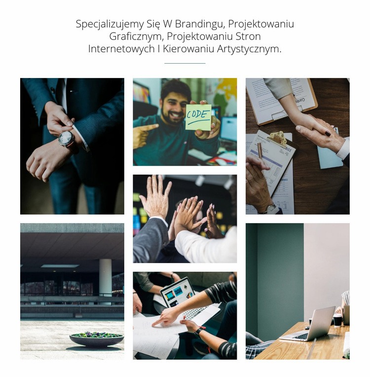 Branding i projekt graficzny Szablon