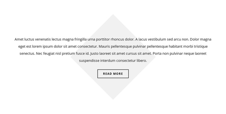 The text lies on the rhombus Web Design