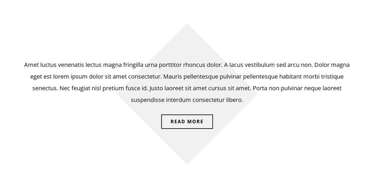 The text lies on the rhombus Web Page Design
