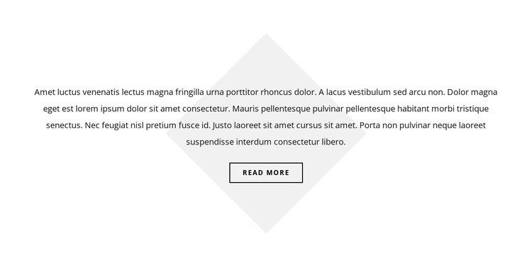 The text lies on the rhombus Webflow Template Alternative