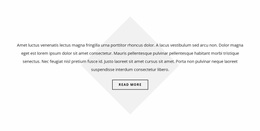 Premium Website Design For The Text Lies On The Rhombus