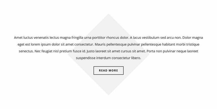 The text lies on the rhombus Website Design