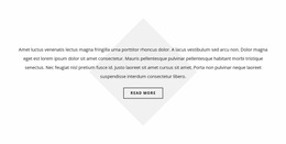 The Text Lies On The Rhombus - Drag & Drop Website Mockup