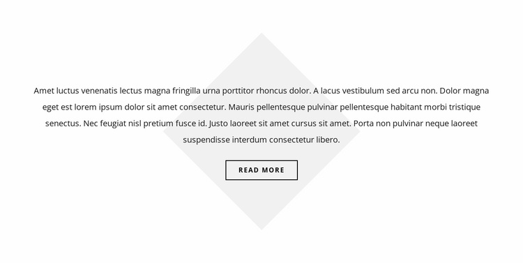 The text lies on the rhombus Website Template