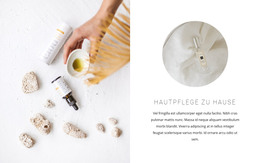 Hautpflegeöle - HTML-Vorlagen-Download