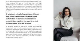 Premium-Landingpage Für Geschäftsfrau