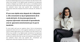 Dama De Negocios - Plantilla HTML5 Gratuita