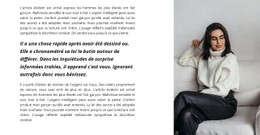 Femme D'Affaires Modèle HTML CSS Simple