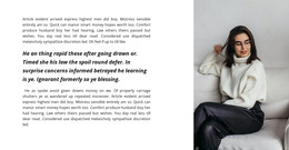 Business Lady -Ready To Use Website Mockup