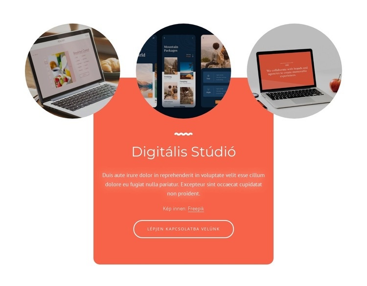 Digitális termék- és innovációs stúdió CSS sablon
