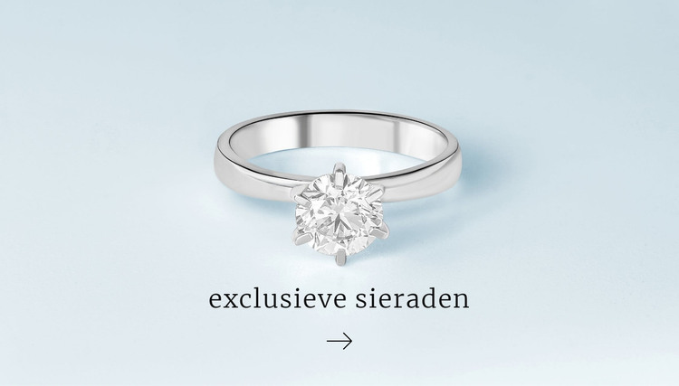 Exclusieve ringen HTML-sjabloon