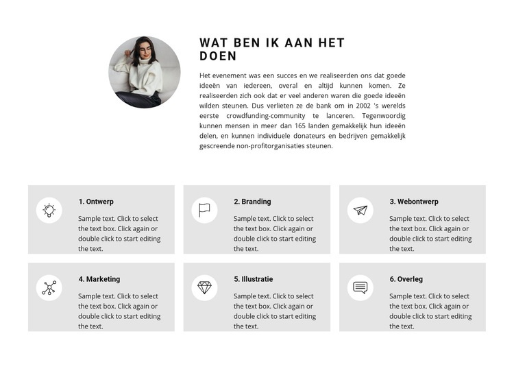 Wij verzorgen het volgende werk Html Website Builder