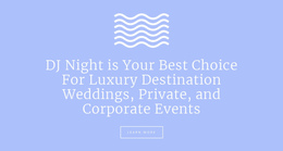 Logo Text And Button One Page Template