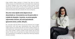 Mulher De Negócios Modelo HTML CSS Simples