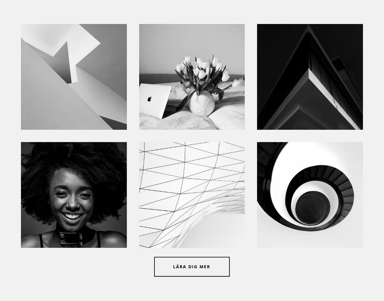 Galleri för sex foton Webbplats mall