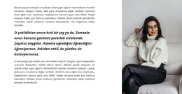 İş Kadını - Ücretsiz Şablon