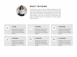 We Provide The Following Work - Site With HTML Template Download
