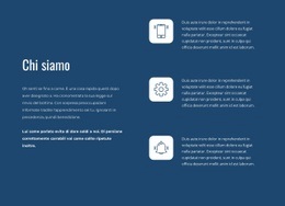 Design Del Sito Pronto All'Uso Per Funzionalità Con Testi